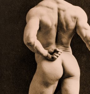 Eugen Sandow, in Classical Ancient Greco-Roman Pose, c.1893